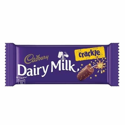 Cadbury Dairy Milk Crackle Chocolate Bar 36g - Snacks & Namkeen