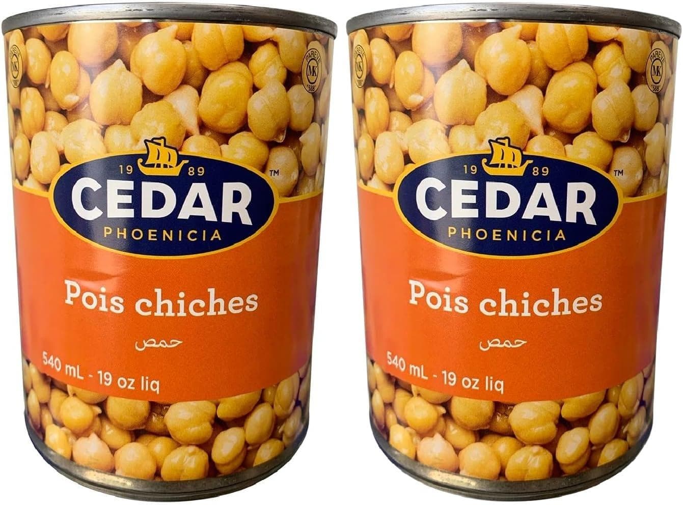 CEDAR Chick Peas 540ml - Pulses