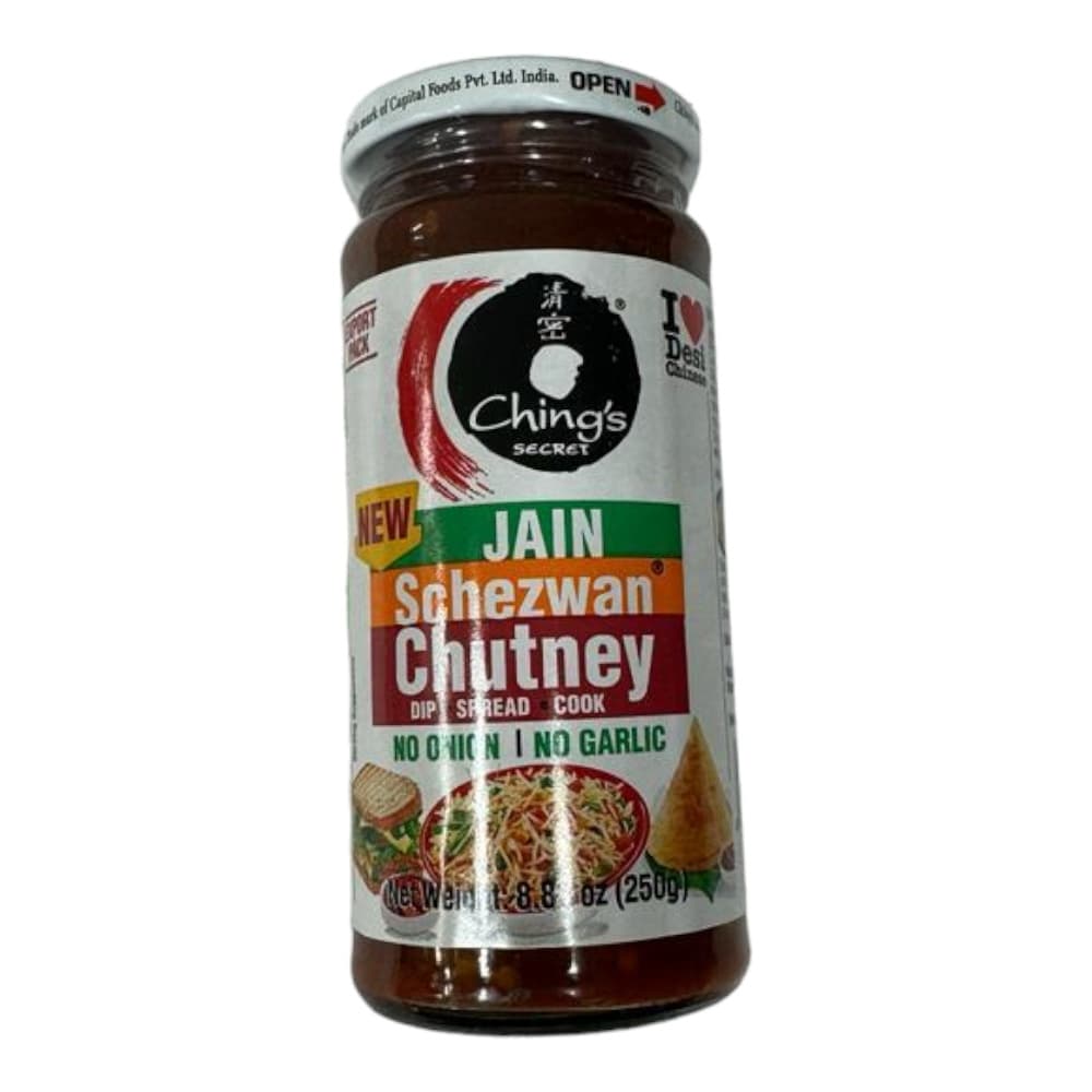 Chings Jain Schezwan Chutney 250g - Condiments