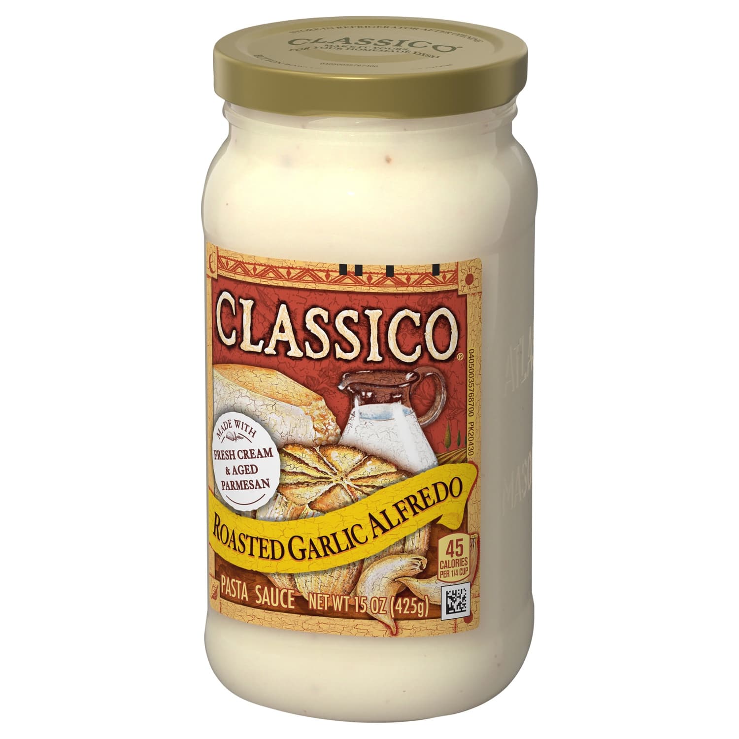 Classico Alfredo Roasted Garlic Sauce 410ml - Condiments