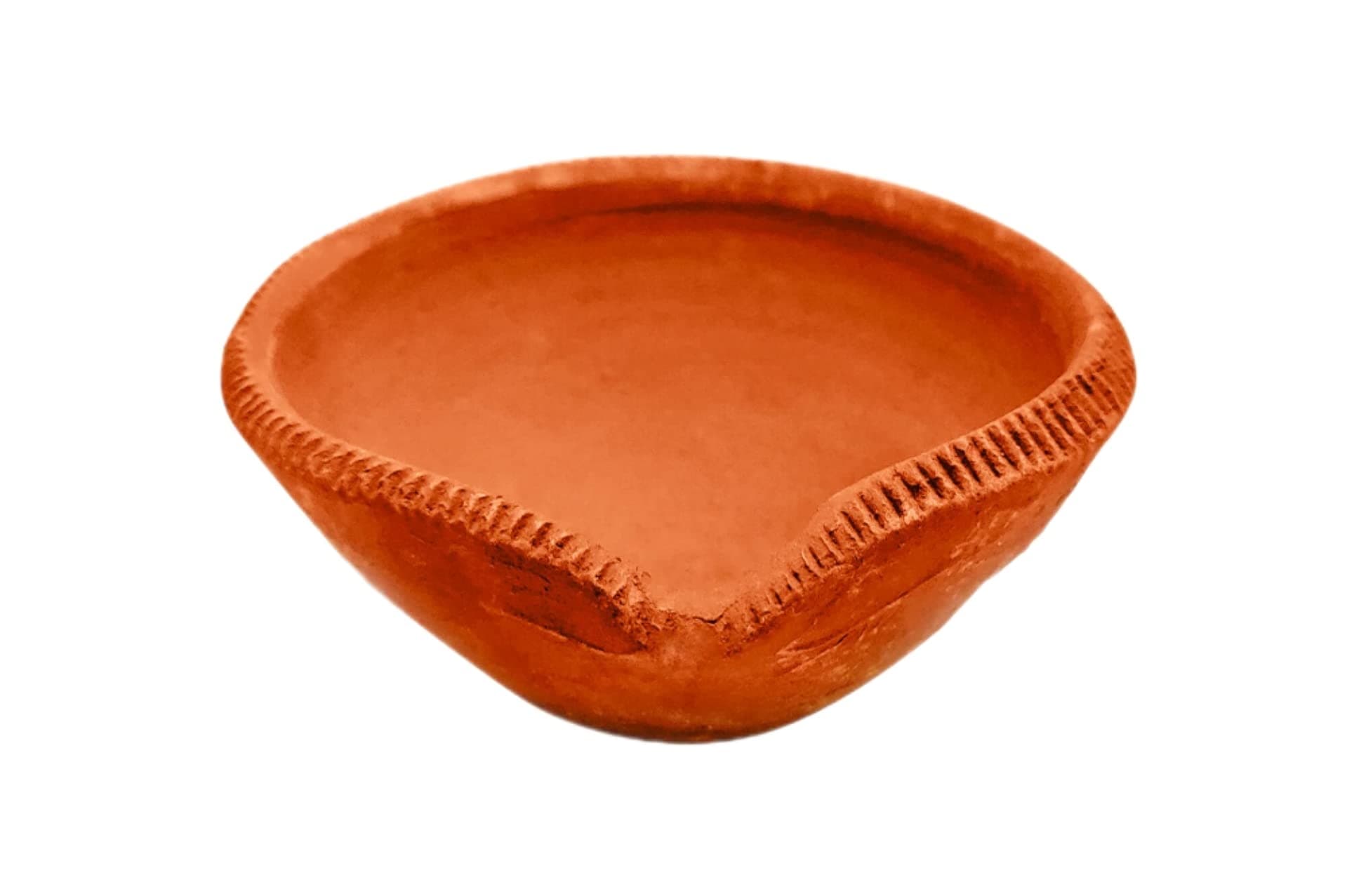 Namaste Clay Akhaand Diya Plain 1pcs - Religious
