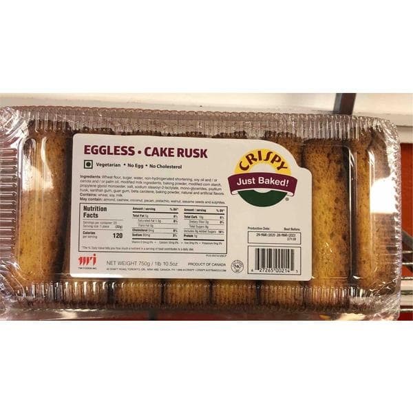 Crispy Eggless Rusk 550g - Snacks