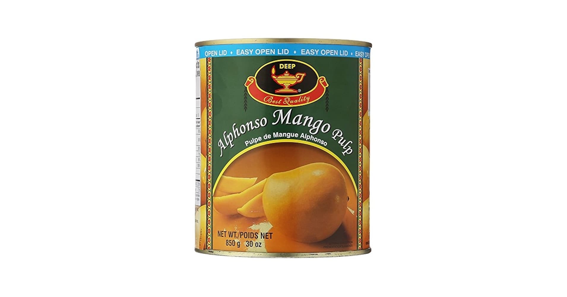 Deep Alphonso Mango Pulp 850g - Beverages