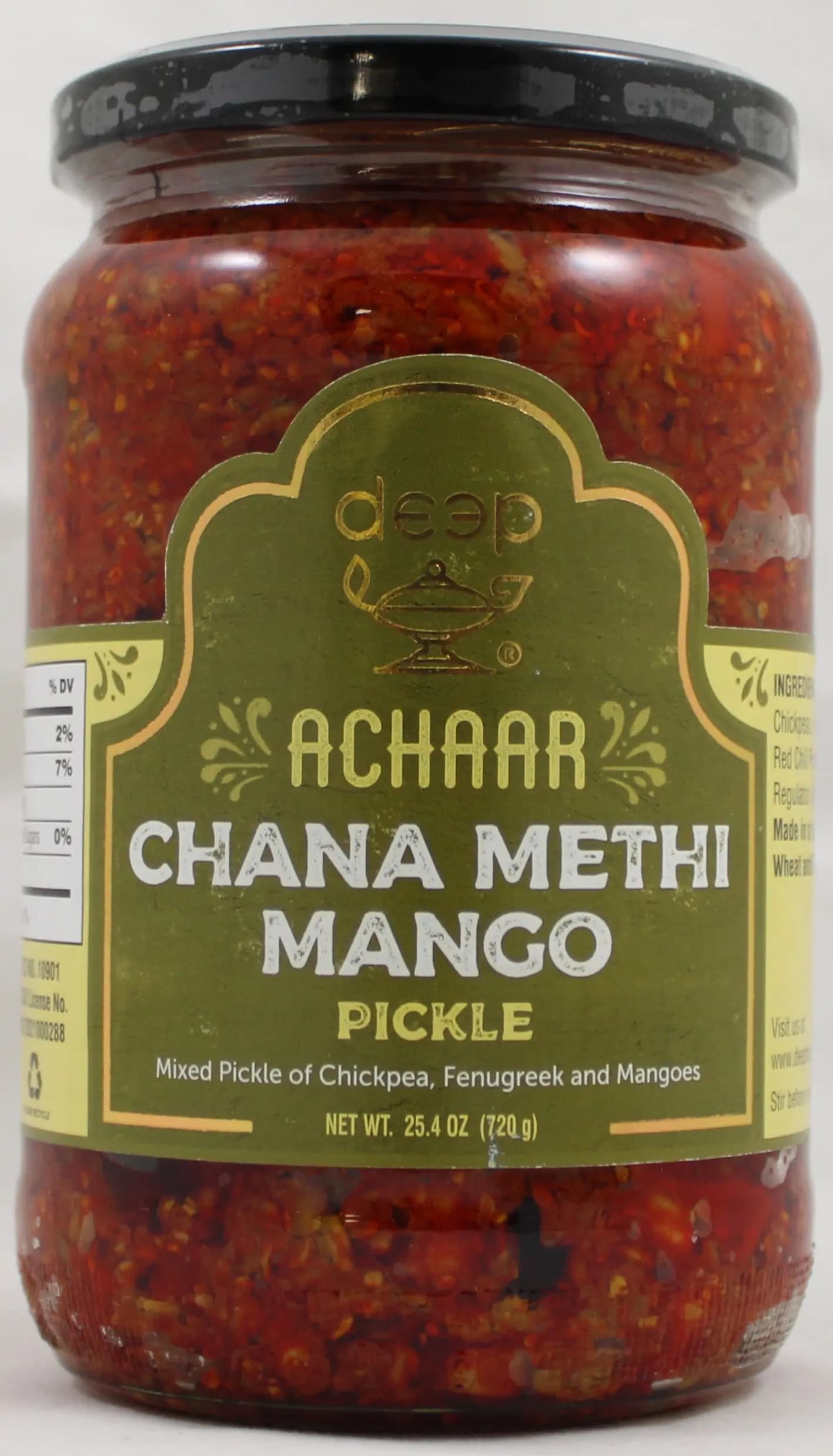 Deep Chana Methi Mango Pickle 720g - Condiments