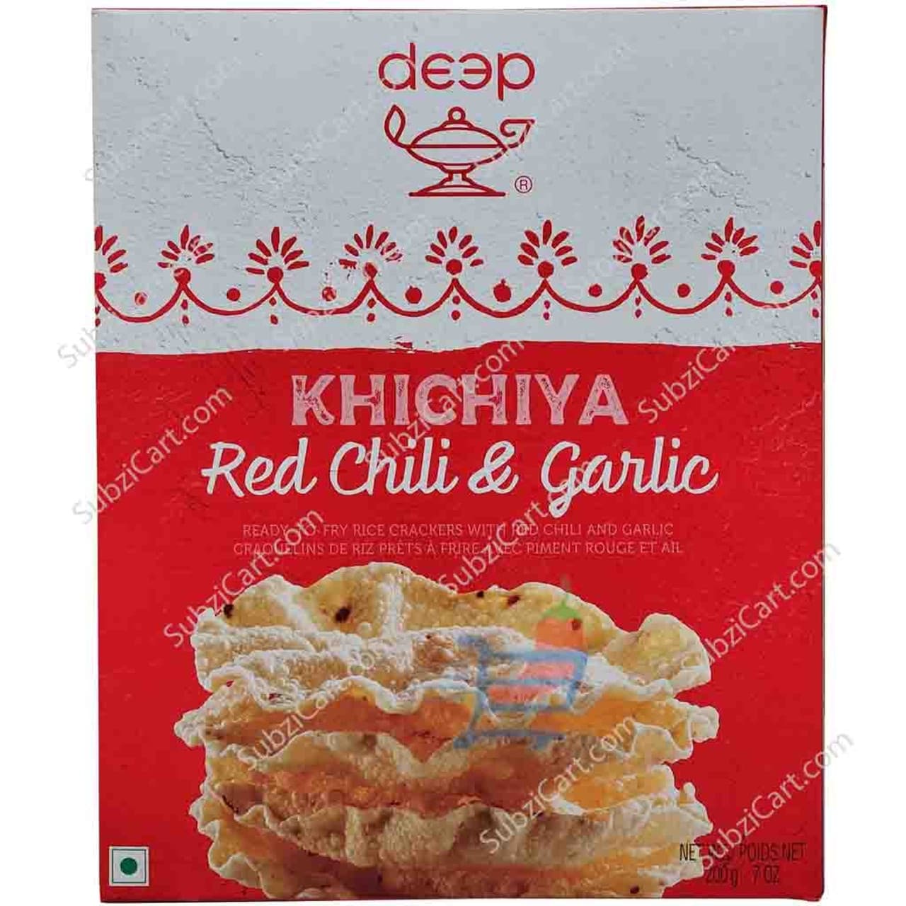 DP CHILLI GARLIC KHICHIYA 200GM - Snacks
