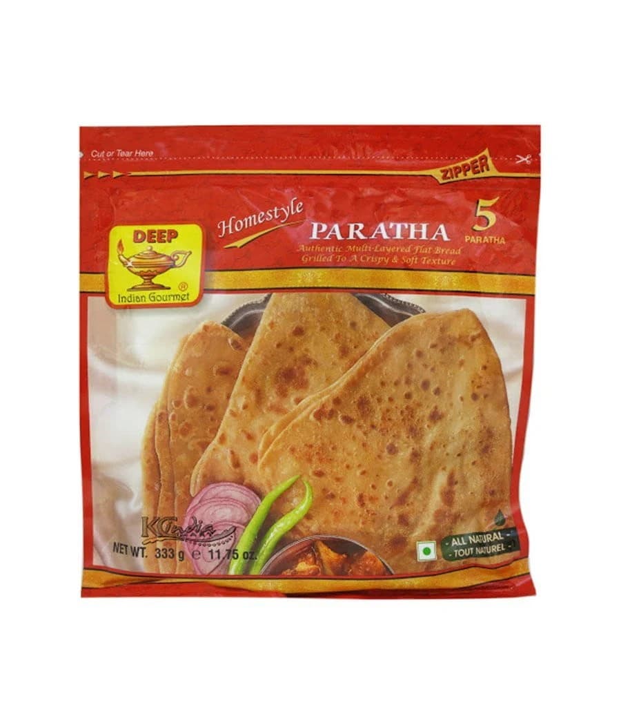 Deep Homestyle Paratha 333g - Frozen