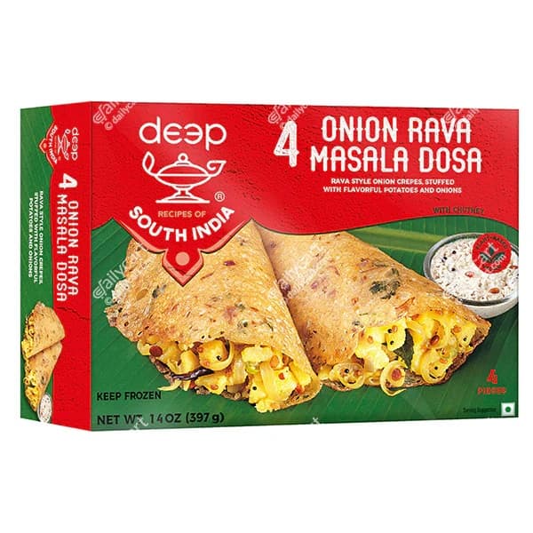 Deep Onion Rava Masala Dosa 397g - Frozen