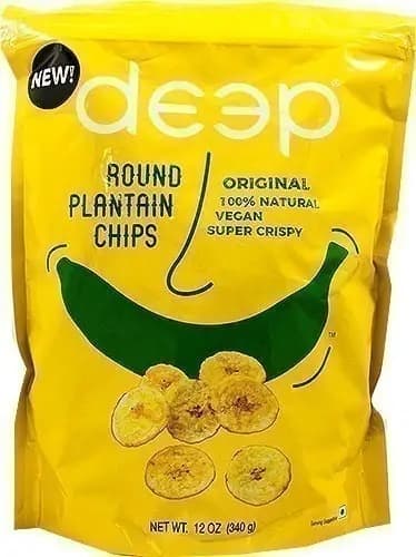 Deep Plantain Chips Organic 794g - Snacks