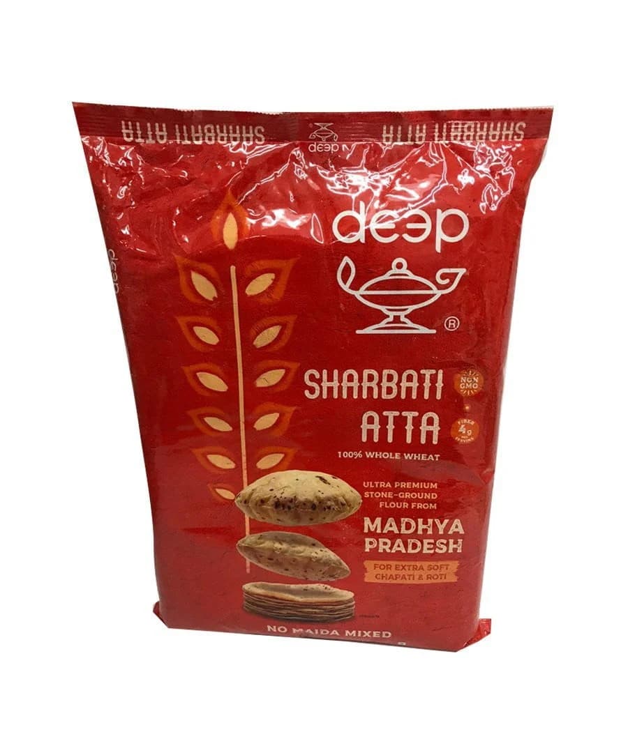 Deep Sharbati Atta 20lb - Flour & Grains