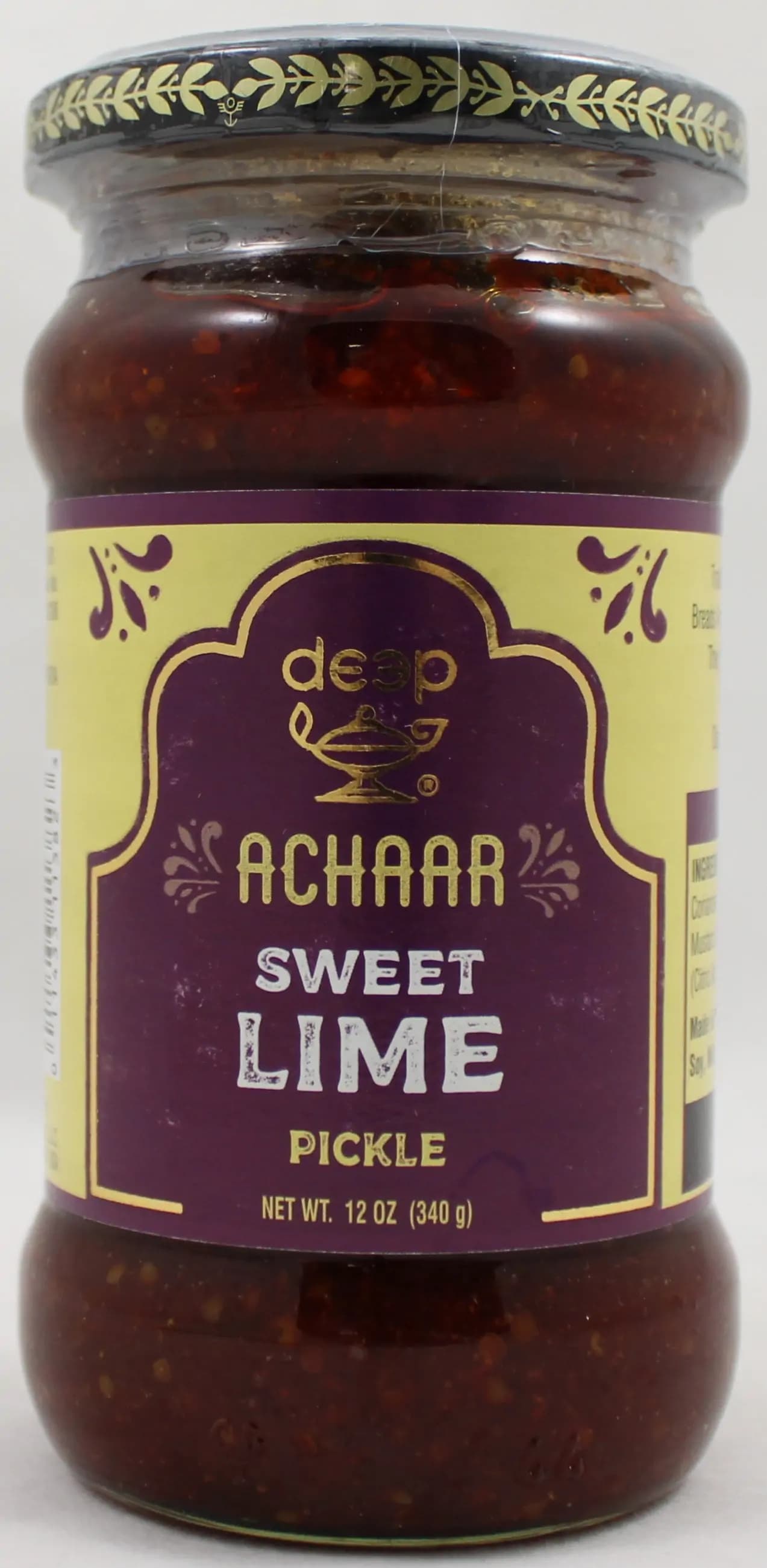 Deep Sweet Lime Pickle 340g - Condiments