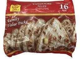 Deep Tandoori Naan 16pcs 1.2kg - Bakery & Bread