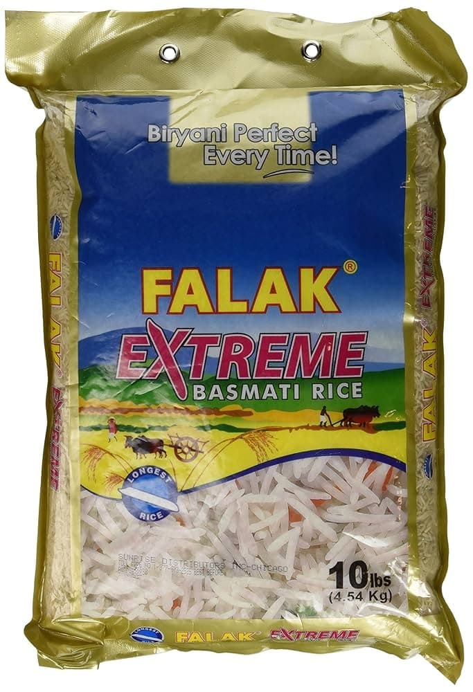 Falak Basmati Rice 10lb - Flour & Grains