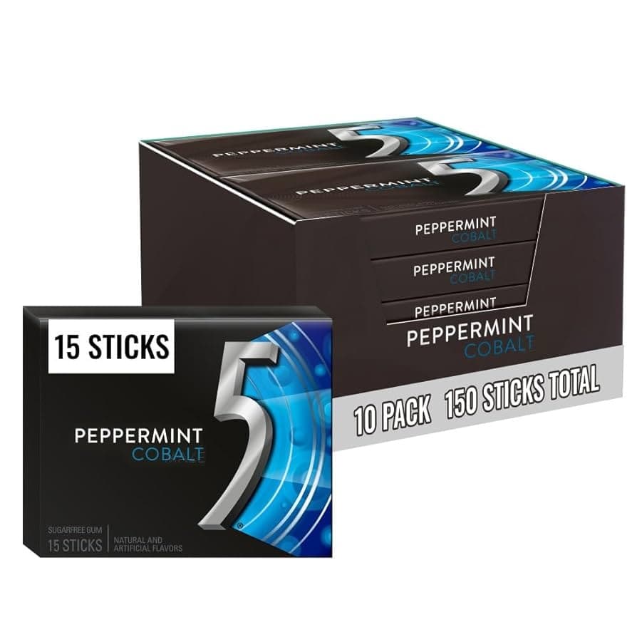 Five Peppermint Gum 15 Count - Health & Care