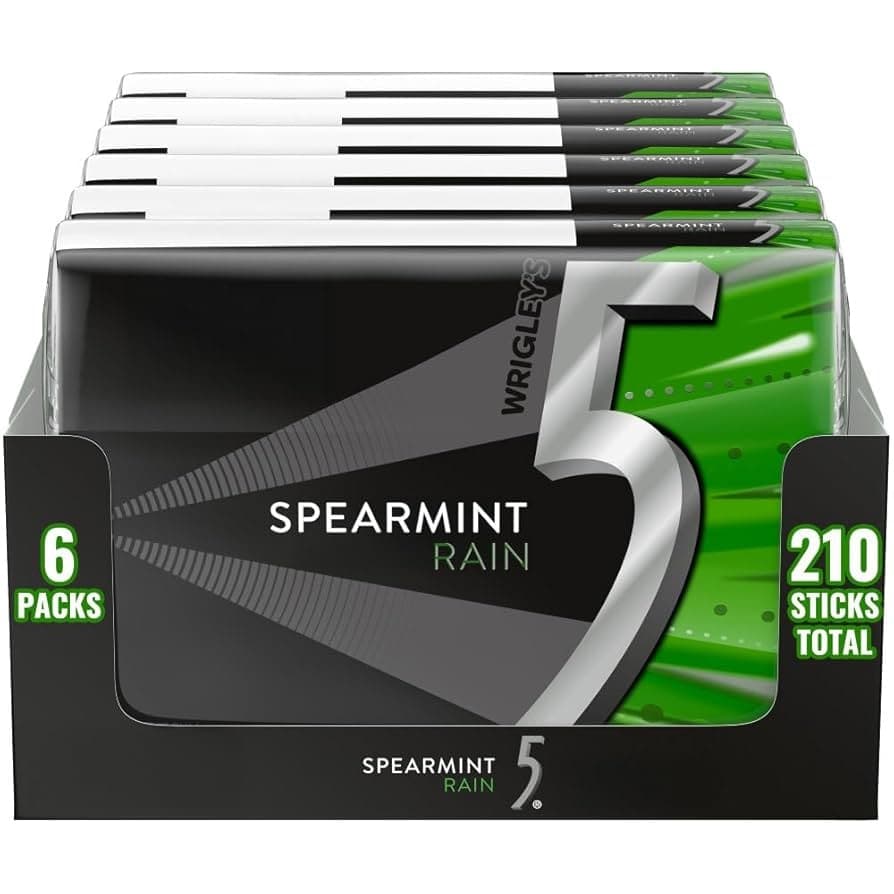 Five Spearmint Gum 15 Sticks - Health & Care