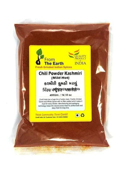 From The Earth Chilli Powder Medium Hot 200g - Spices and Herbs