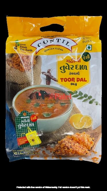 FROM THE EARTH Madhi Toor Dal Oily 10lb - Pulses
