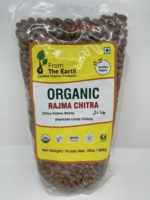 FROM THE EARTH Rajma Chitra 2lb - Pulses