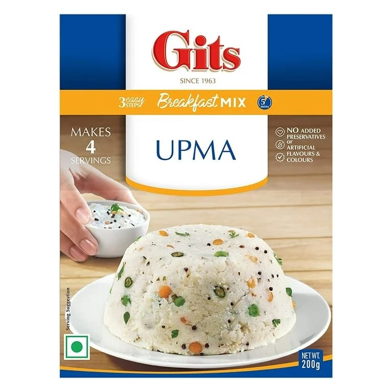GITS Upma Mix 200g - Ready-to-Cook