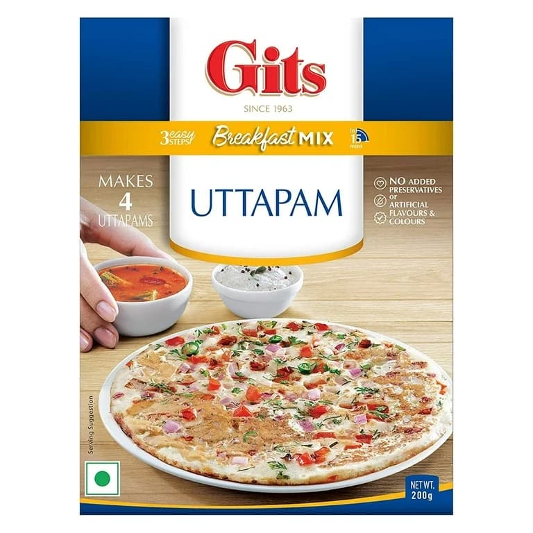 GITS Uttappam Mix 200g - Ready-to-Cook