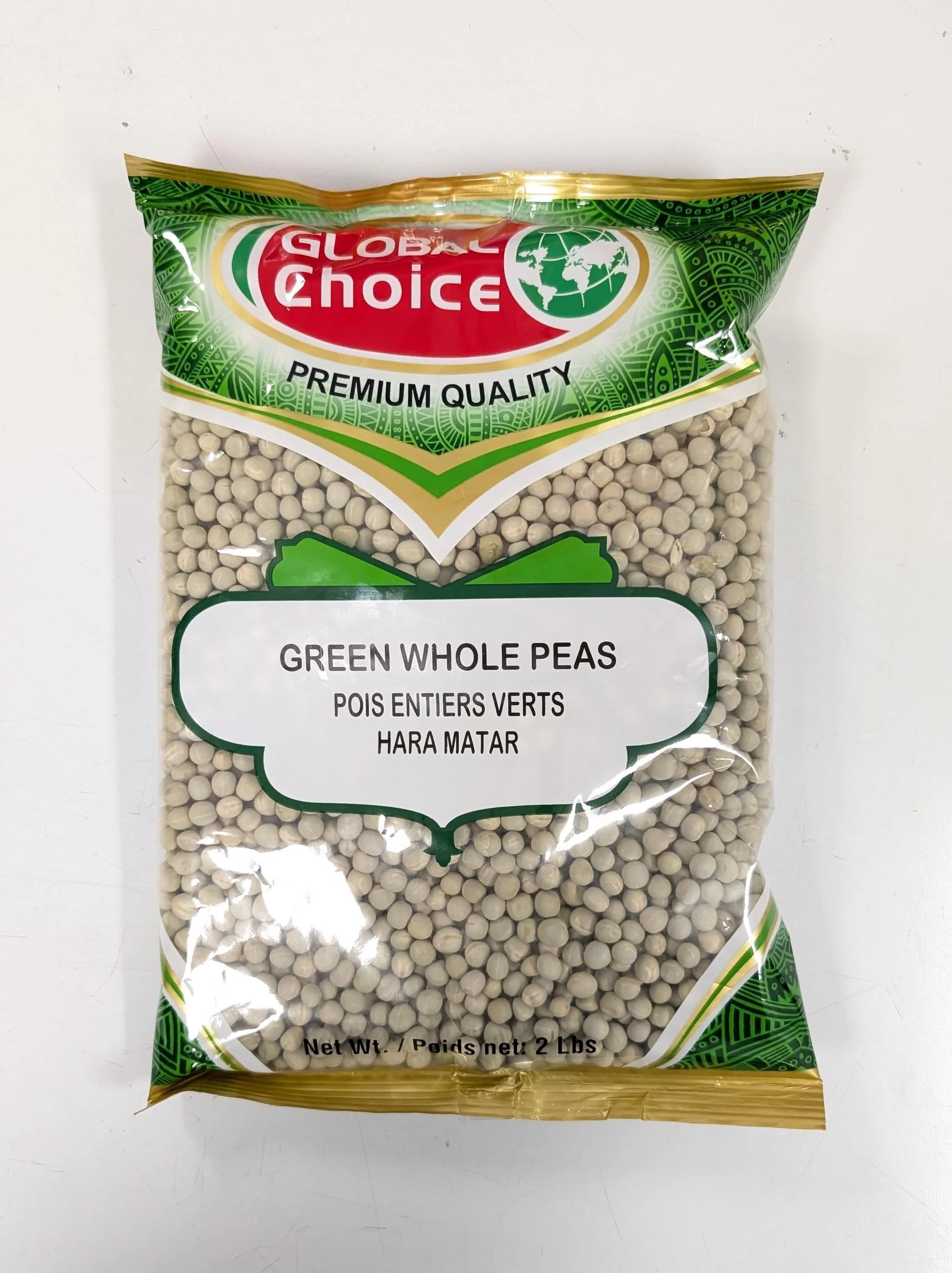 Global Choice Green Whole Peas 2lb - Pulses