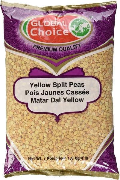 Global Choice Yellow Peas Split 4lb - Pulses, Lentils & Beans