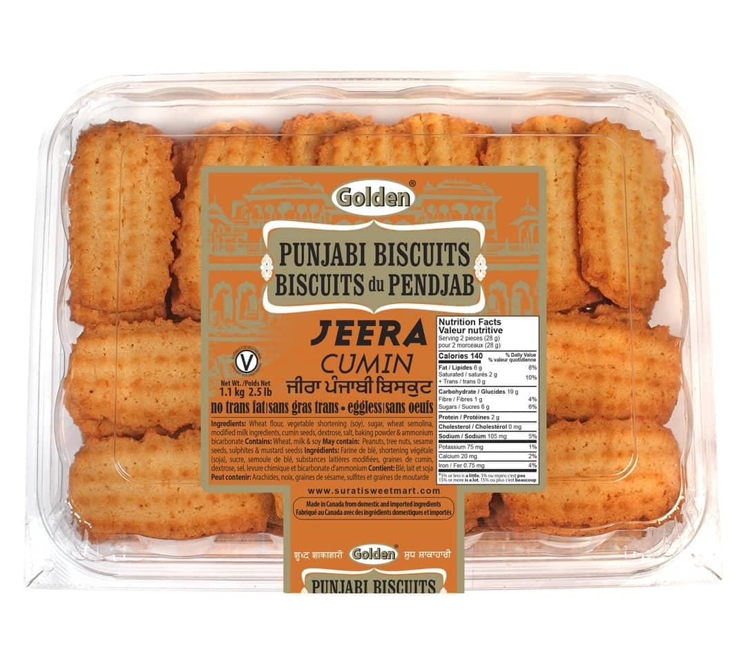 Golden Jeera Biscuit 2.5lb - Snacks