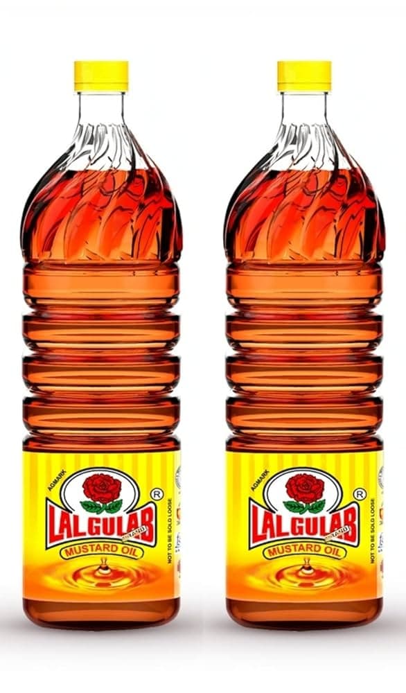 Gulab Oil Kachi Ghani Mustard Oil 1L - Cooking Essentials