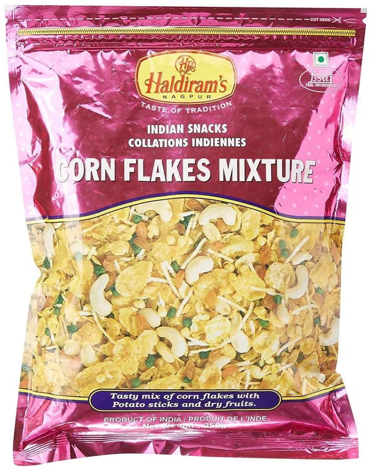 Haldiram's Corn Flakes Mix 350g - Flour & Grains