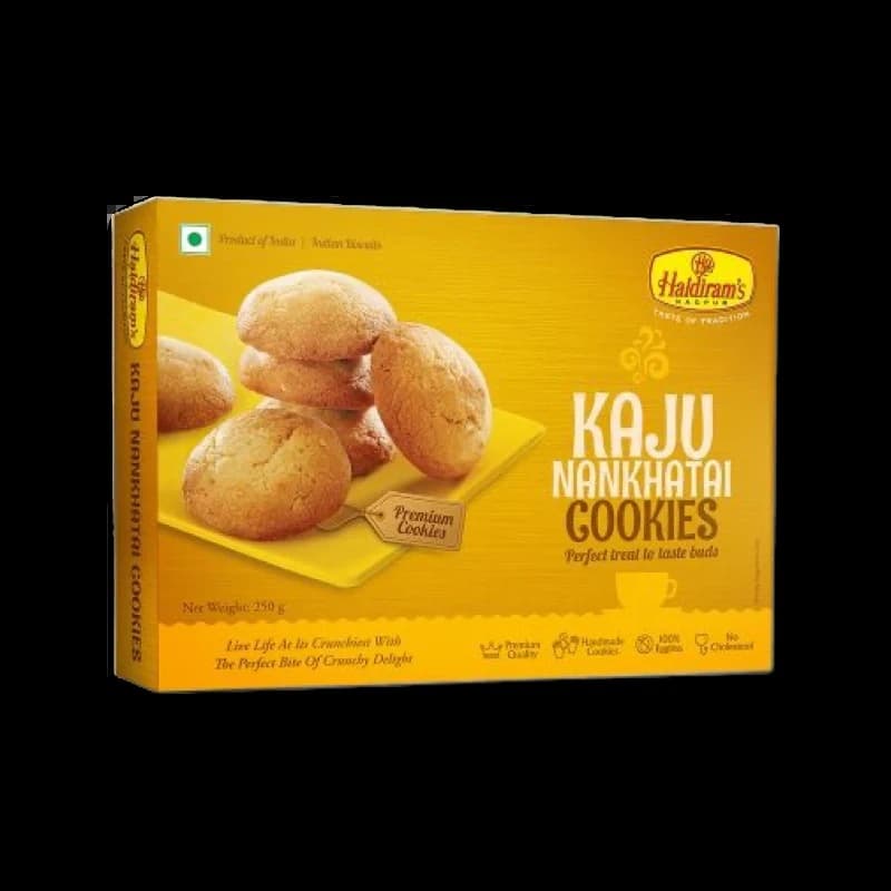 Haldiram's Kaju Nankhatai 250g - Cooking Essentials
