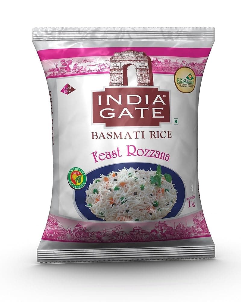 India Gate Feast Rozzana Rice 10lb - Flour & Grains