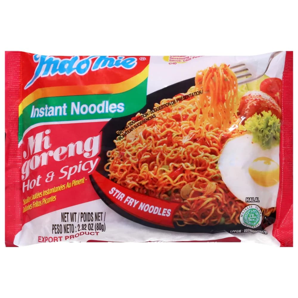 Indomie Hot & Spicy Noodles 400g - International & Specialty Foods