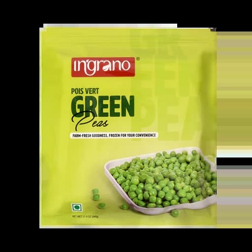 INGRANO GREEN PEAS 340 GM - Frozen