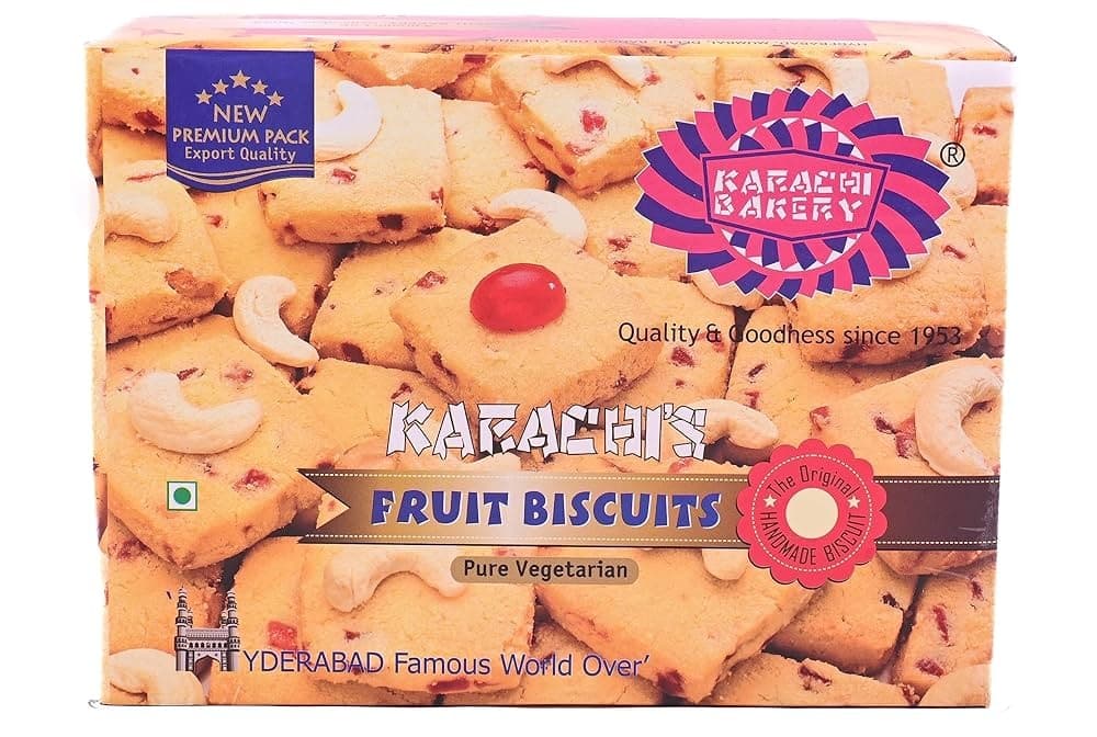 Karachi Bakery Fruit Biscuits 400g - Snacks