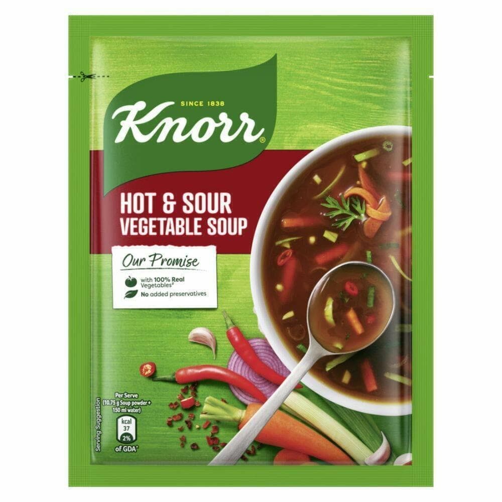 Knorr Hot & Sour Vegetable Soup 41g - Condiments