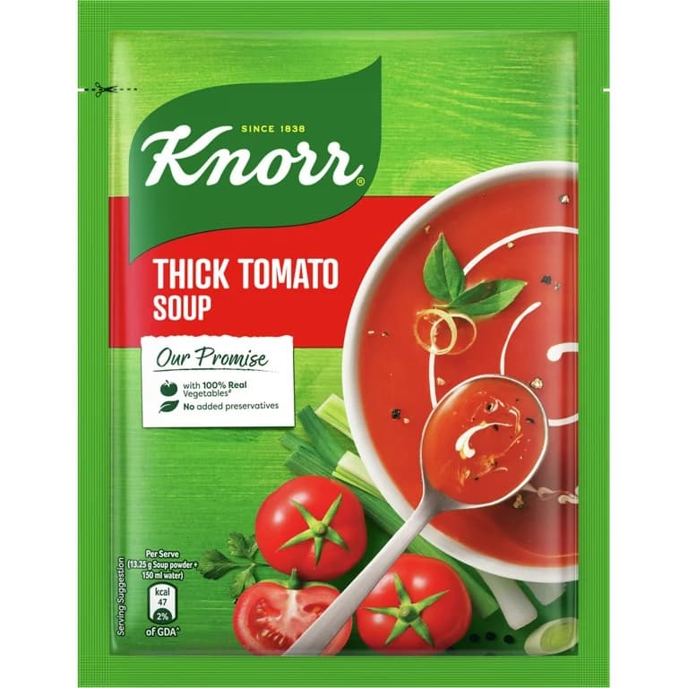 Knorr Thick Tomato Soup 51g - Condiments