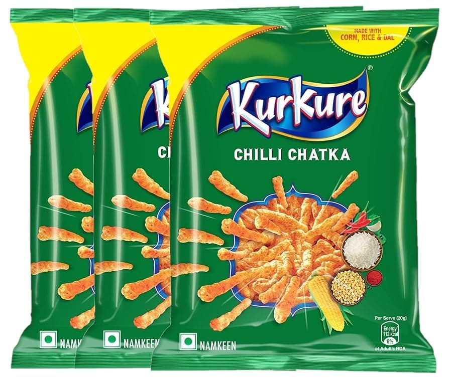 Kurkure Chilli Chatka 100g - Snacks
