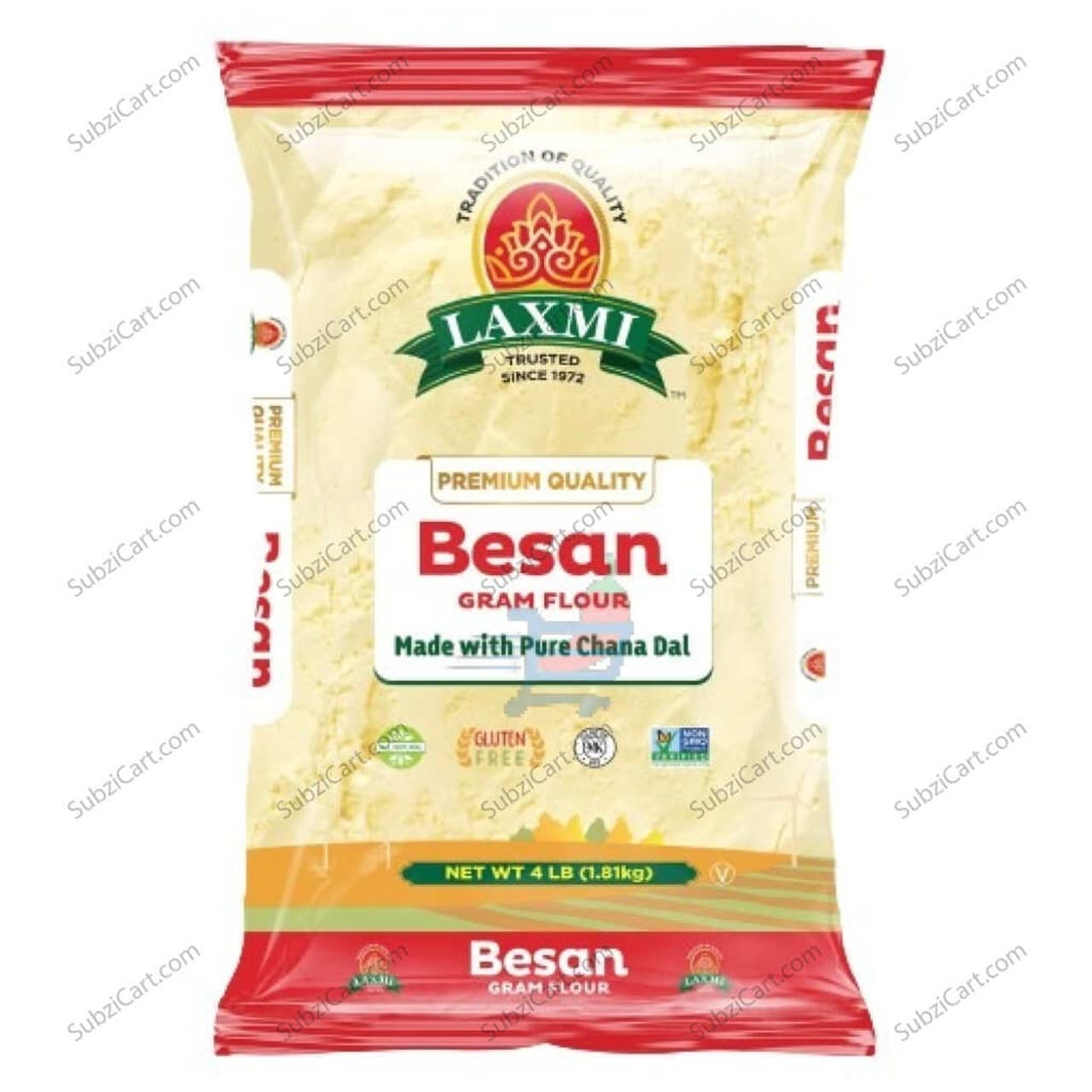 Laxmi Besan 4lb - Flour & Grains
