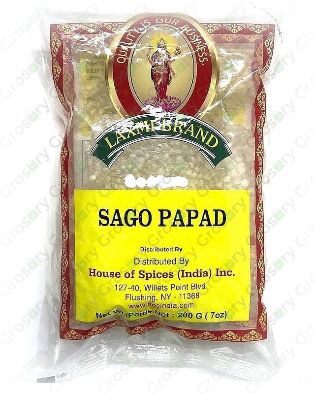 Laxmi Sago Papad 200g - Snacks