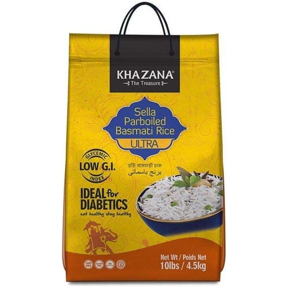 Lal Qilla Basmati Rice Low GI 10lb - Flour & Grains
