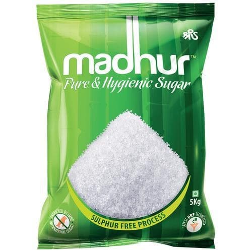 Madhur Pure Indian Sugar 5kg - Cooking Essentials