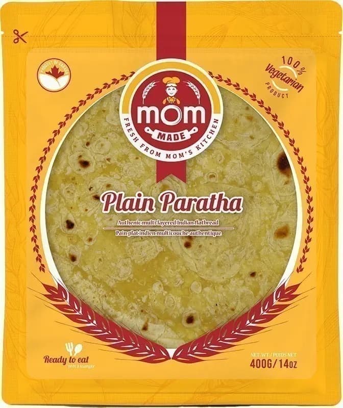 MOM Plain Paratha 400g - Bakery & Bread
