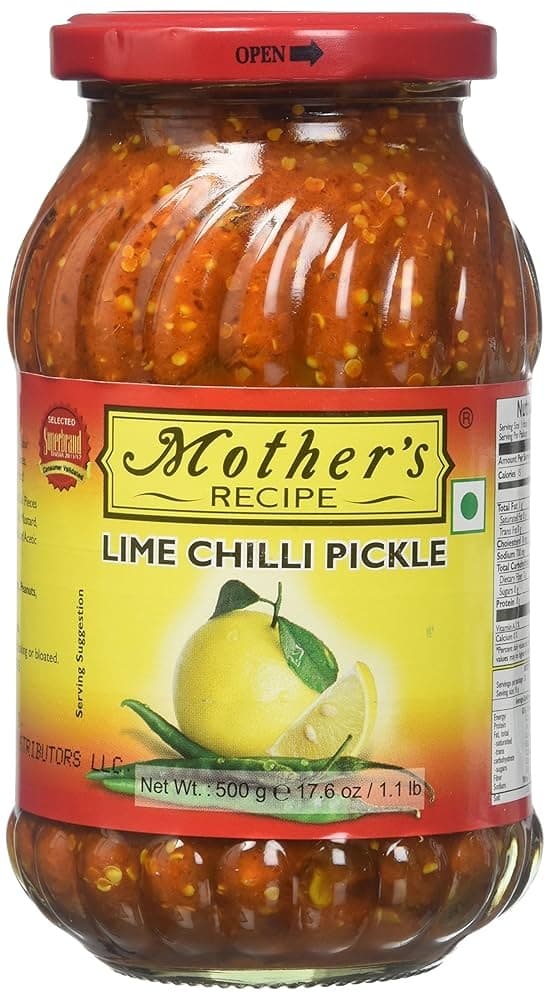 Mother's Lime Chili Pickle 500g - Condiments