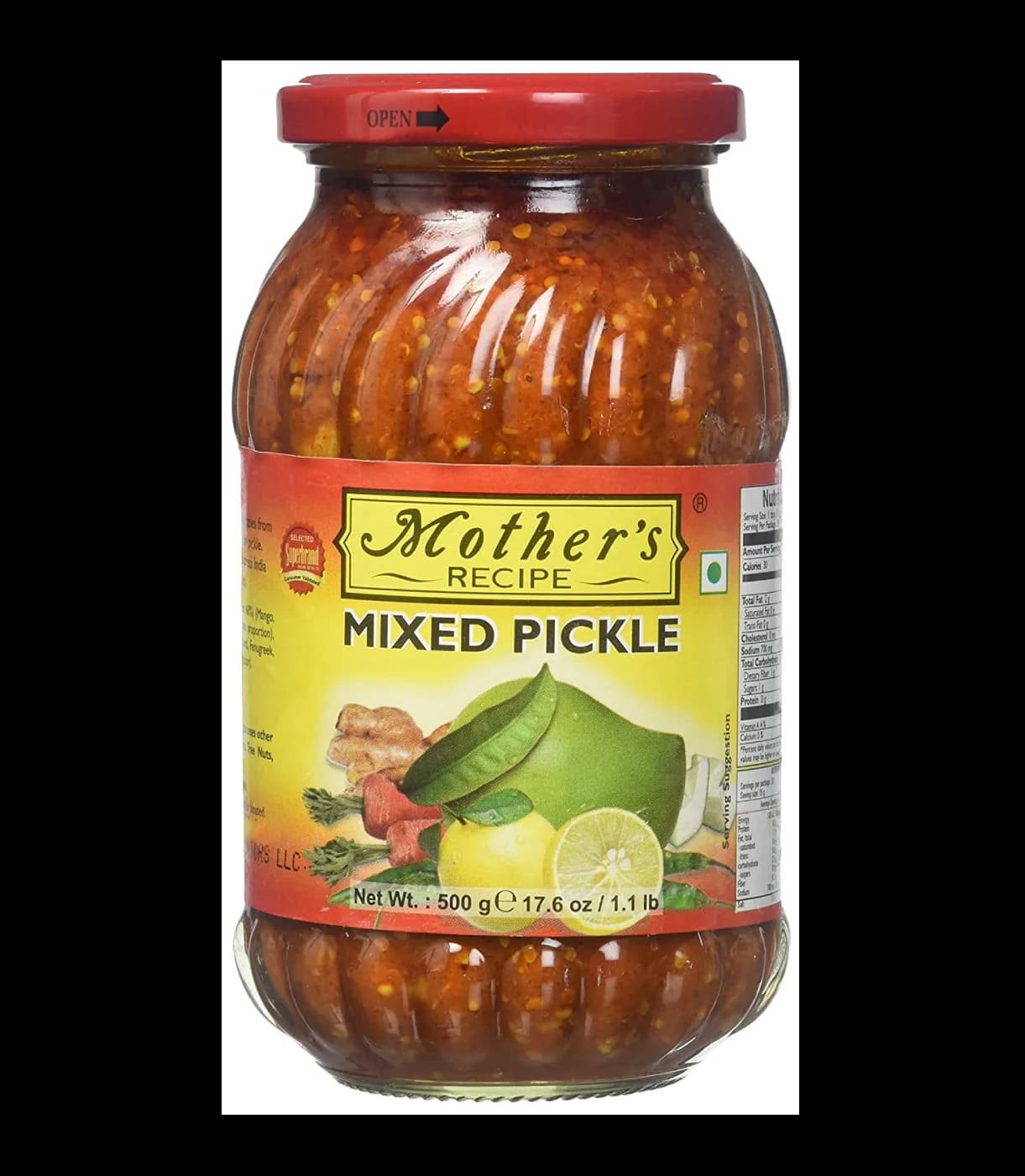 Mother's Mixed Pickle 500g - Condiments