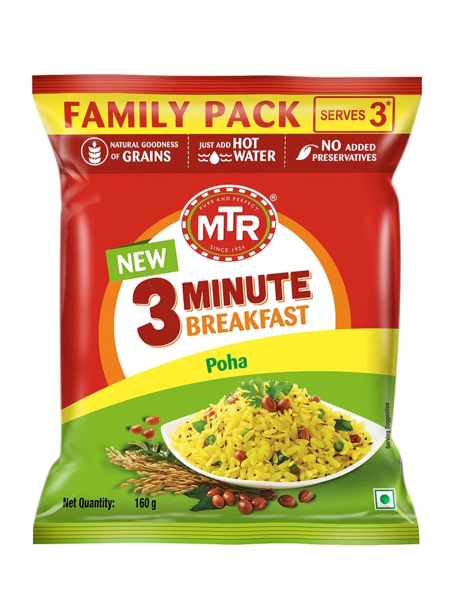 MTR Khatta Meetha Poha 160g - Ready-to-Cook