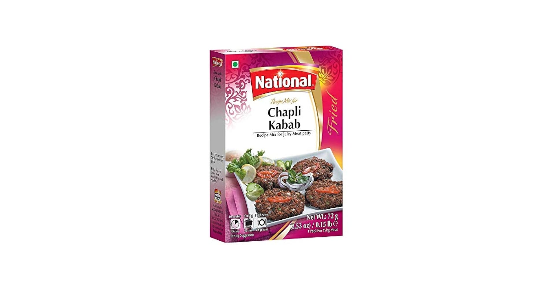 National Chapli Kabab Masala 72g - Spices and Herbs