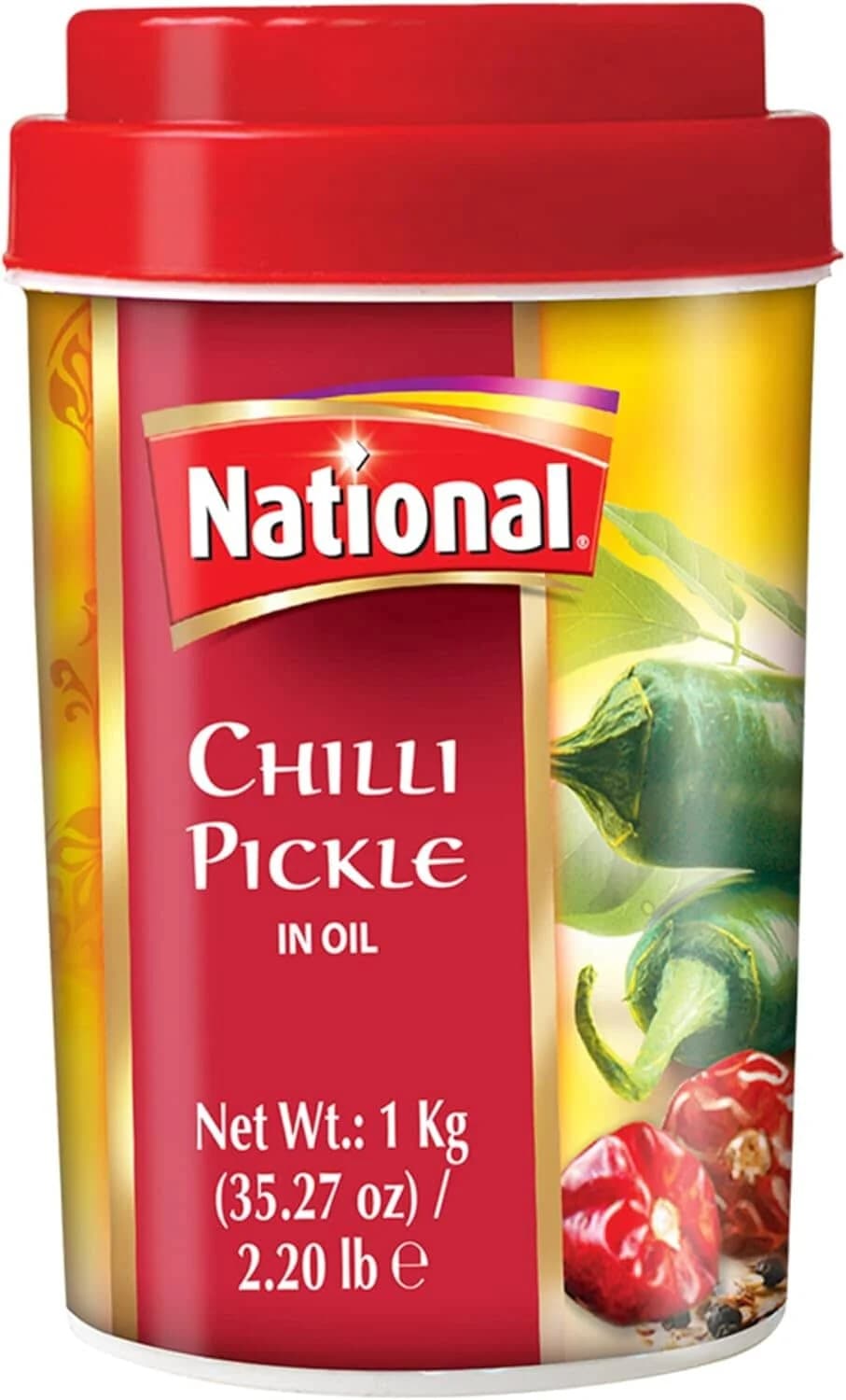 National Chilli Pickle 1kg - Condiments