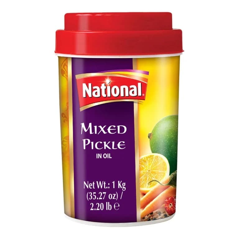 National Mixed Pickle 1000g - Condiments