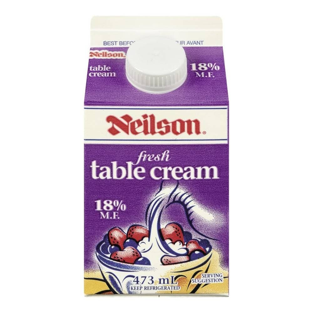 Neilson 18% Table Cream 473ml - Dairy