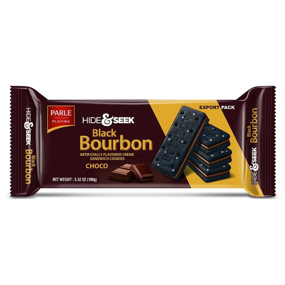 Parle Hide & Seek Bourbon Chocolate Biscuits 100g - Snacks