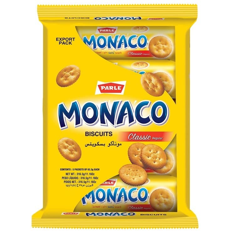 Parle Monaco Biscuits 380g - Snacks